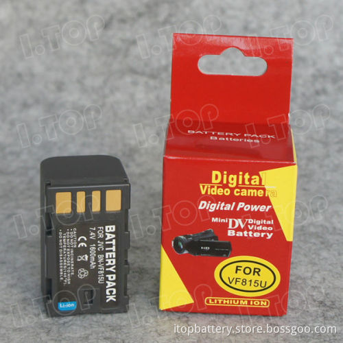 Camera battery replacement for JVC BN-VF815U , 7.4V 1600mAh,18 months warranty